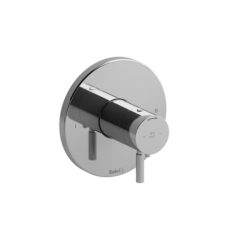 Riobel Riu 1/2" Therm & Pressure Balance Trim With 2 Functions TRUTM44BG